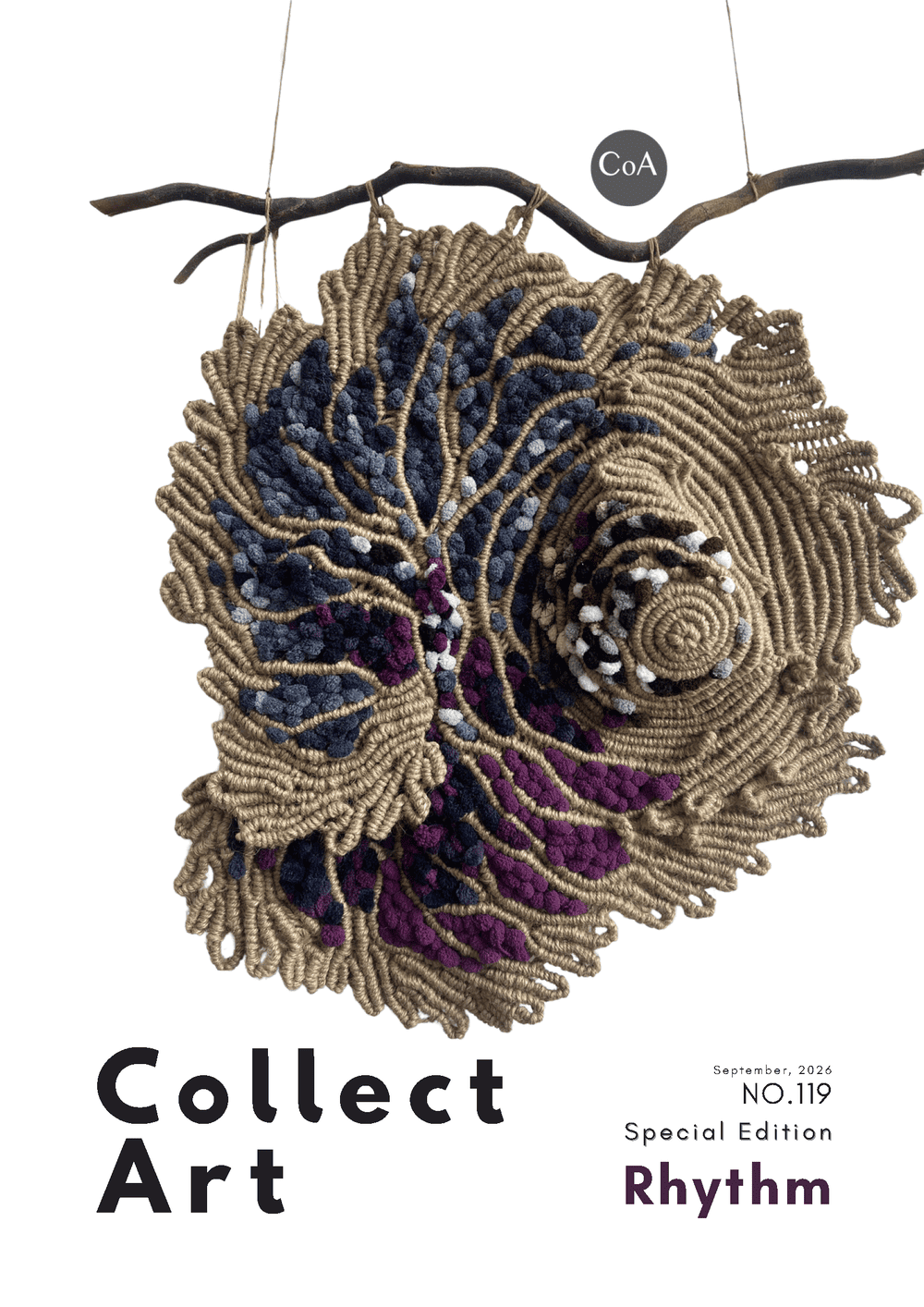 Expanding Core, textile artwork by Cami Pirvu